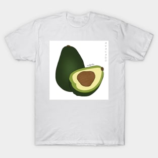 Avacado Fruit Art T-Shirt